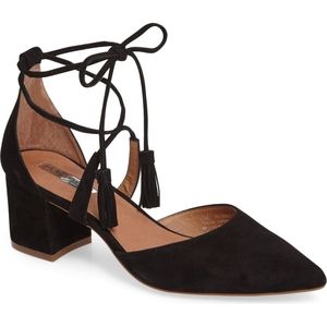 Anthro Halogen Pointy d'Orsay Block Heels
